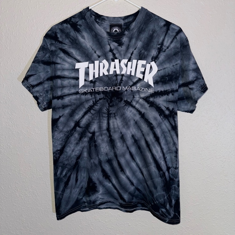 Thrasher Logo T Shirt Tee - Men’s/Unisex - Size Medium M - Tie Dye
